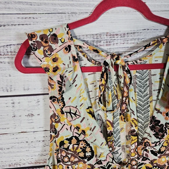 Free People floral tunic mini dress - Picture 10 of 12